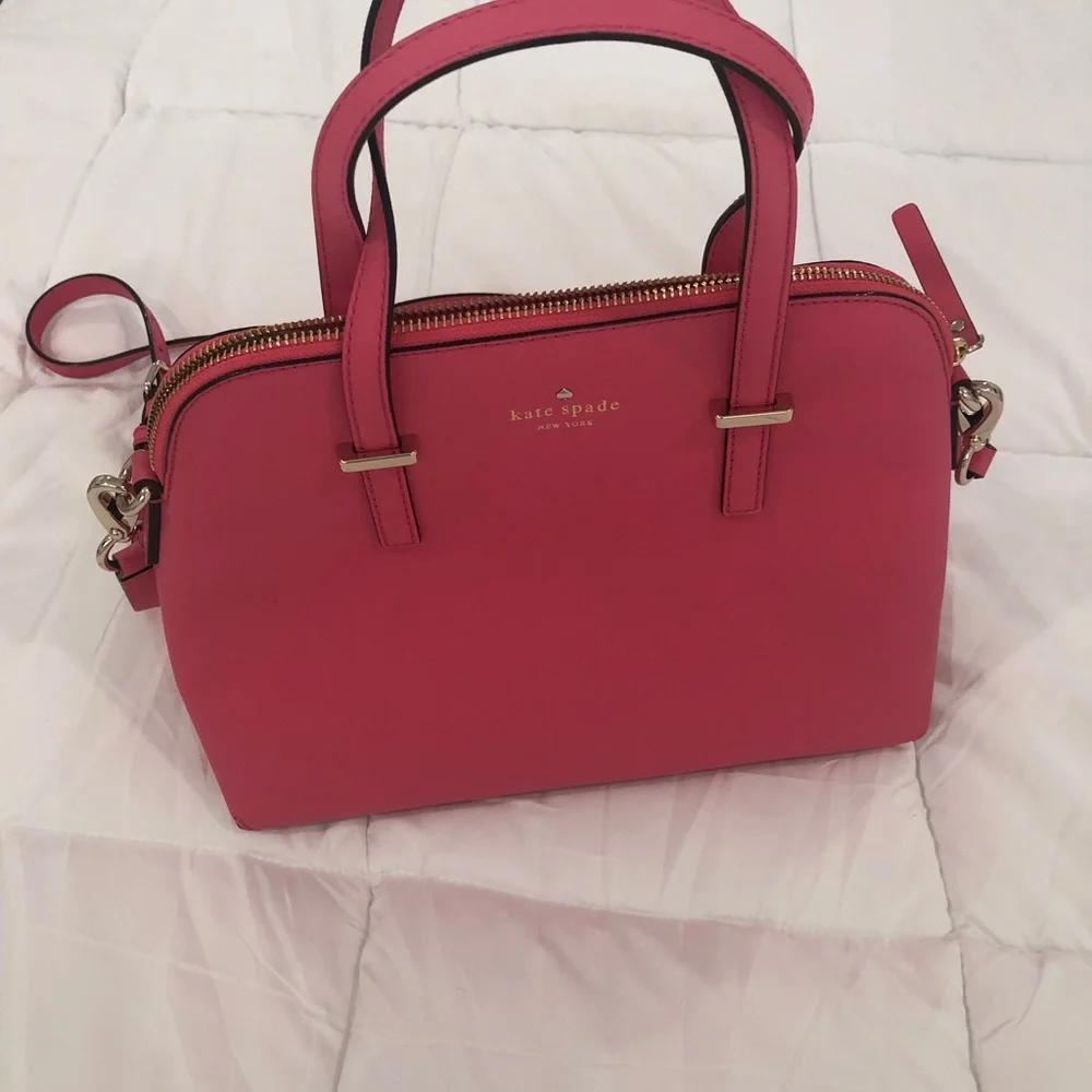 kate spade Hot Pink Leather Satchel